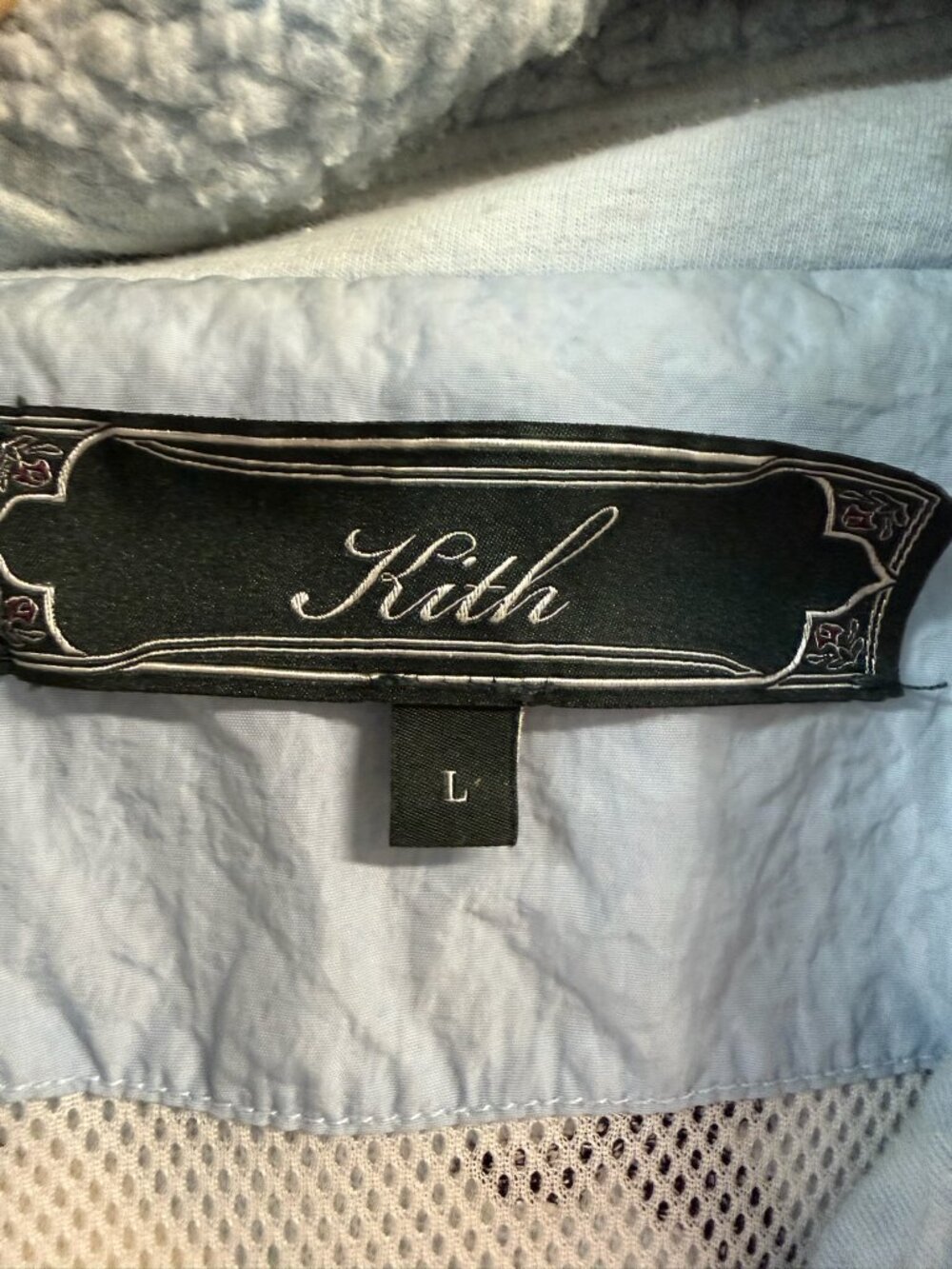 KITH Men;s Pinhurst Sherpa Full Zip 'Larimar' Size Large - Picture 4 of 6